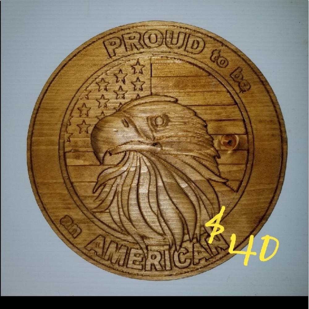 Proud to be an American plaque